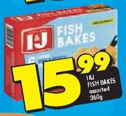 I & J Fish Bakes-360Gm