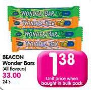 Beacon Wonder bars(All Flavours)-Each