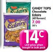 Candy Tops Chocolate Eclairs(All Flavours) Each