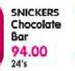 Snickers Chocolate Bar-24's