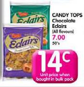 Candy Tops Chocolate Eclairs(All Flavours)-Each