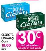 Clorets Chewing Gum-Each