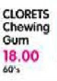 Clorets Chewing Gum-60's
