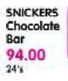 Snickers Chocolate Bar-24's