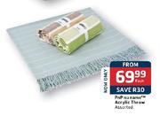 PnP No Name Acrylic Throw Assorted-Each