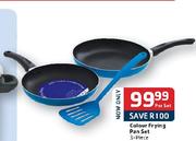 Colour Frying Pan Set-3 Piece