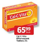 Cal-C-Vita Effervescent Tablets-20's