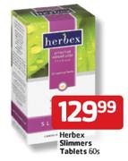 Herbex Slimmers Tablets-60's