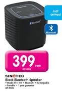Sinotec Black Bluetooth Speaker(BTS-101)-Each