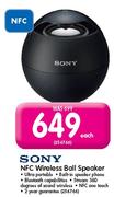 Sony NFC Wireless Ball Speaker-Each