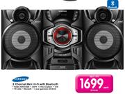 Samsung 2 Channel Mini Hi-Fi With Bluetooth(MXF630DB)