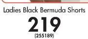 Legend Ladies Black Bermuda Shorts