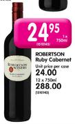 Robertson Ruby Cabernet-750ml