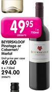 Beyerskloof Pinotage or Cabernet/Merlot-750ml