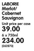 Laborie Merlot/Cabernet Sauvignon-6 x 750ml