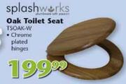  Splash Works Oak Seat-Each
