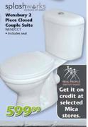  Splash Works Wensbury 2 Piece Closed Couple Suite