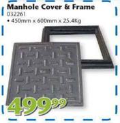 Manhole Cover & Frame(032261)-Each