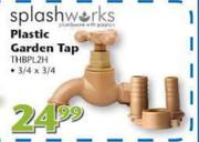  Splash Works Plastic Garden Tap-Each