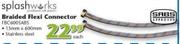 Splash Works Braided Flexi Connector-Each