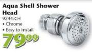Aqua Shell Shower Head(9244-CH)-Each
