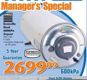 Econoflo Dual 600kPa Geyser(ESG-150)-Each