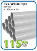  PVC Waste Pipe(089450)-Each