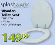 Splash Works Wooden Toilet Seat-Each