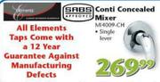 SABS Conti Concealed Mixer-Each