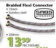 SABS Braided Flexi Connector(FBC350SABS)-350mm