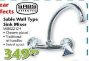 Elements Sable Wall Type Sink Mixer