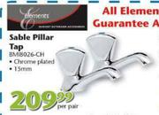 Elements Sable Pillar Tap-Per Pair