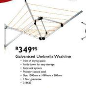 Galvanised Umbrella Washline 