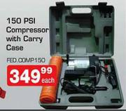 Auto Kraft 150 PSI Compressor With Carry Case(COMP150)-Each