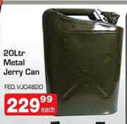 Auto Kraft 20Ltr Metal Jerry Can(VJC4820)-Each