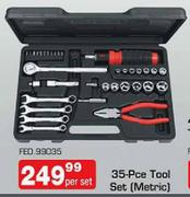 Auto Craft 35 Piece Metric Tool Set(99035)-Per Set