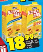 Ultra Mel UHT Vanilla Custard Assorted-1L Each