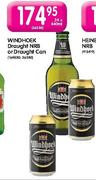 Windhoek Draught NRB Or Draught Can-24x440ml