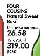 Four Cousins Natural Sweet Rose-12x750ml