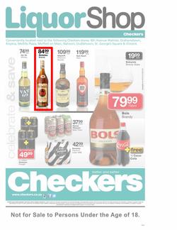 Checkers Eastern Cape : LiquorShop (23 Jul - 5 Aug), page 1