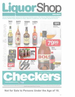 Checkers Eastern Cape : LiquorShop (23 Jul - 5 Aug), page 1