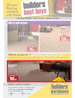 Builders Warehouse : Builders Best Buys (24 Jul - 31 Oct), page 1
