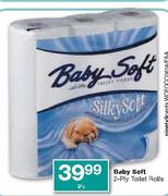 Baby Soft 2-Ply Toilet Rolls-9's