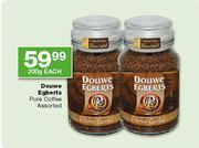 Douwe Egberts Pure Coffee Assorted-200g each