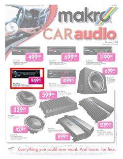 Makro : Car Audio (7 Aug - 3 Sep), page 1