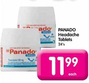 Panado Headache Tablets-24's