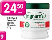 Ingram's Camphor Cream-500g