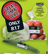 Foodco 1.2kg Tomato,Cucumber and Lettuce