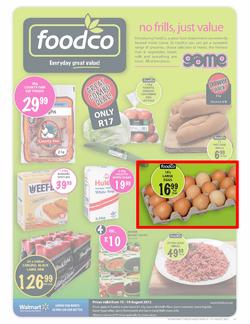 Foodco Western Cape : No Frills, Just Value (15 Aug - 19 Aug), page 1