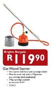 Brights Bargain Gas Wood Starter